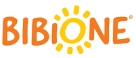 Bibione logo with stylized sun.